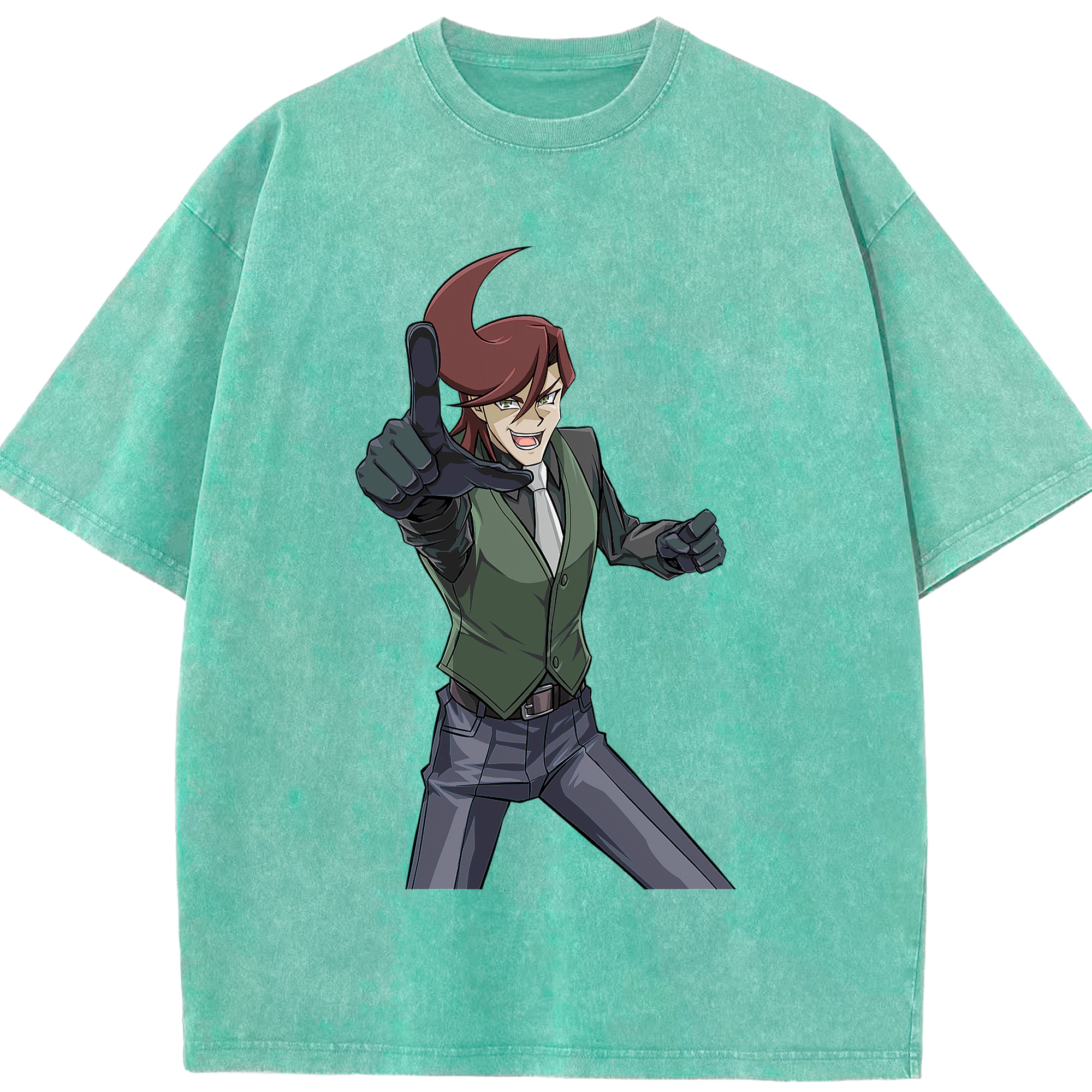 （画像用） 遊☆戯☆王 Yu-Gi-Oh! 綿100% ヴィンテージ風 半袖Tシャツ（フロントプリント）